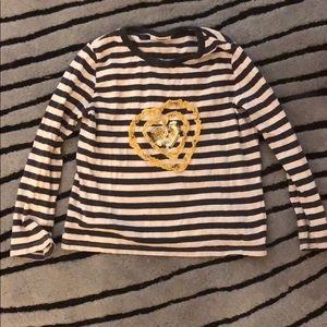 Mini Boden Superstitch Sequin Long Sleeve TShirt
